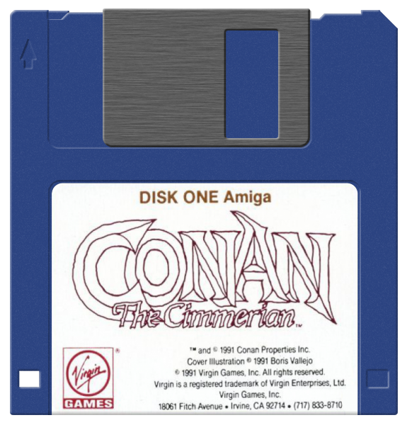 Conan: The Cimmerian media 7 for Amiga